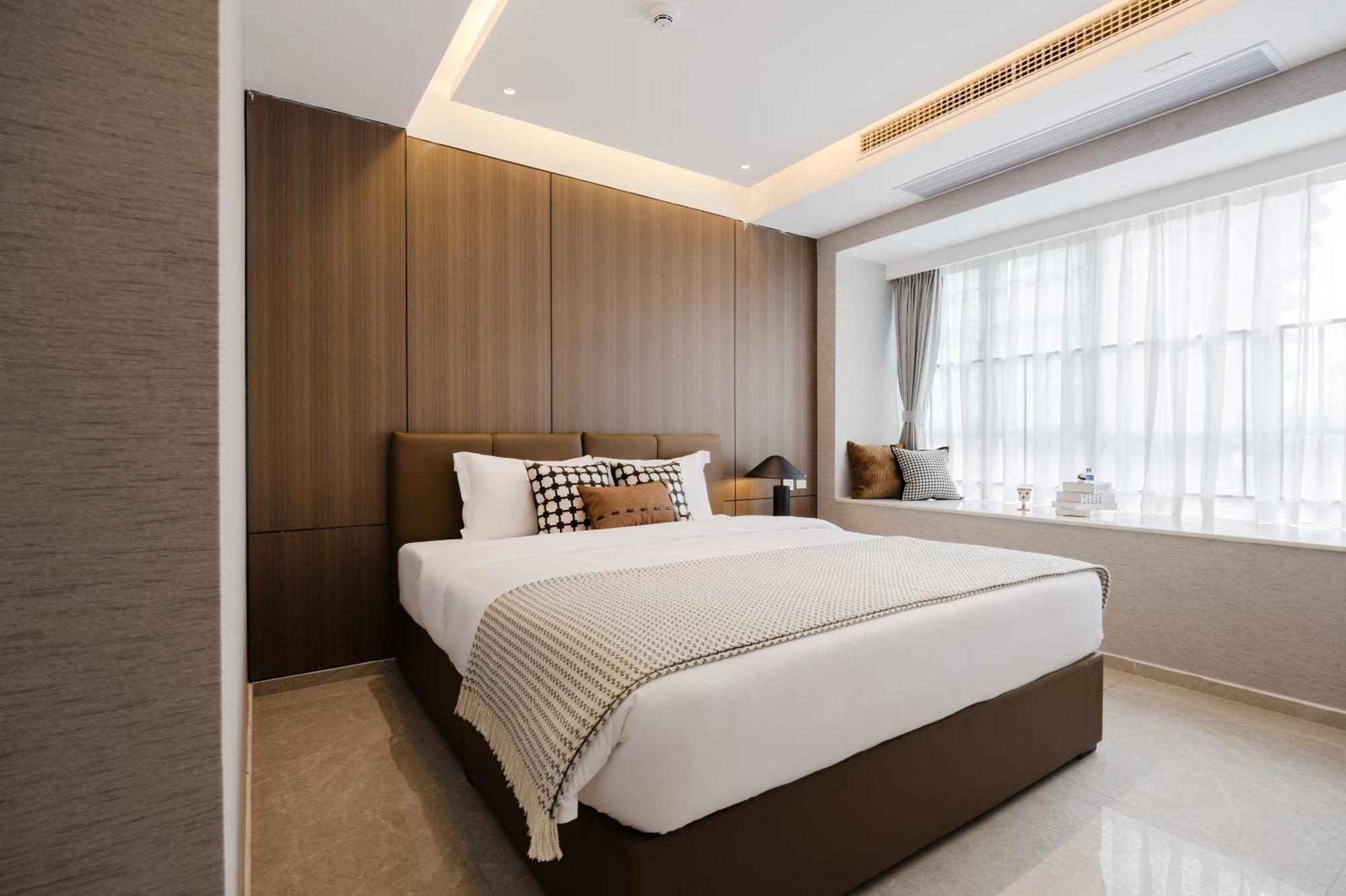 Boruisi Video And Audio Light House - Shenzhen Convention And Exhibition Center Gangxia Metro Station Apart otel Dış mekan fotoğraf