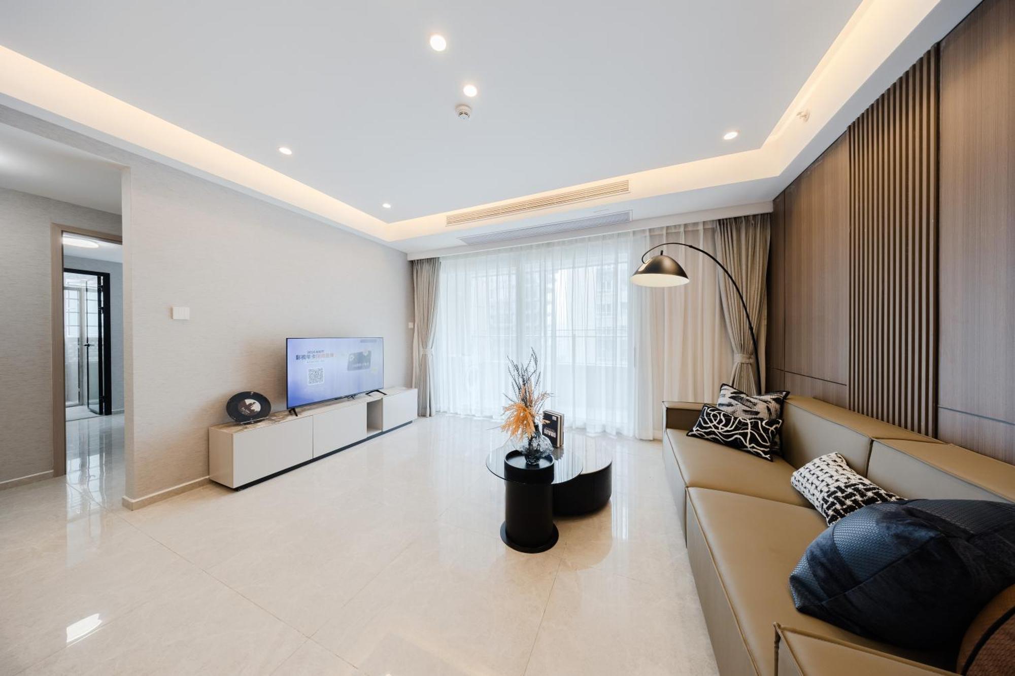 Boruisi Video And Audio Light House - Shenzhen Convention And Exhibition Center Gangxia Metro Station Apart otel Dış mekan fotoğraf
