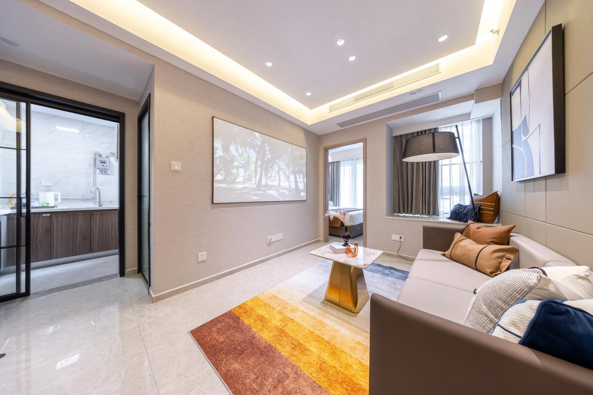 Boruisi Video And Audio Light House - Shenzhen Convention And Exhibition Center Gangxia Metro Station Apart otel Dış mekan fotoğraf