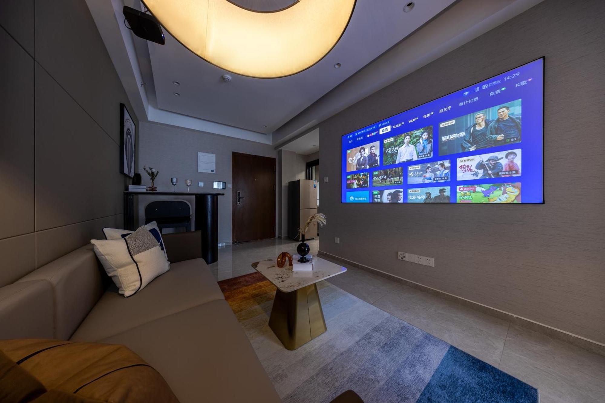 Boruisi Video And Audio Light House - Shenzhen Convention And Exhibition Center Gangxia Metro Station Apart otel Dış mekan fotoğraf