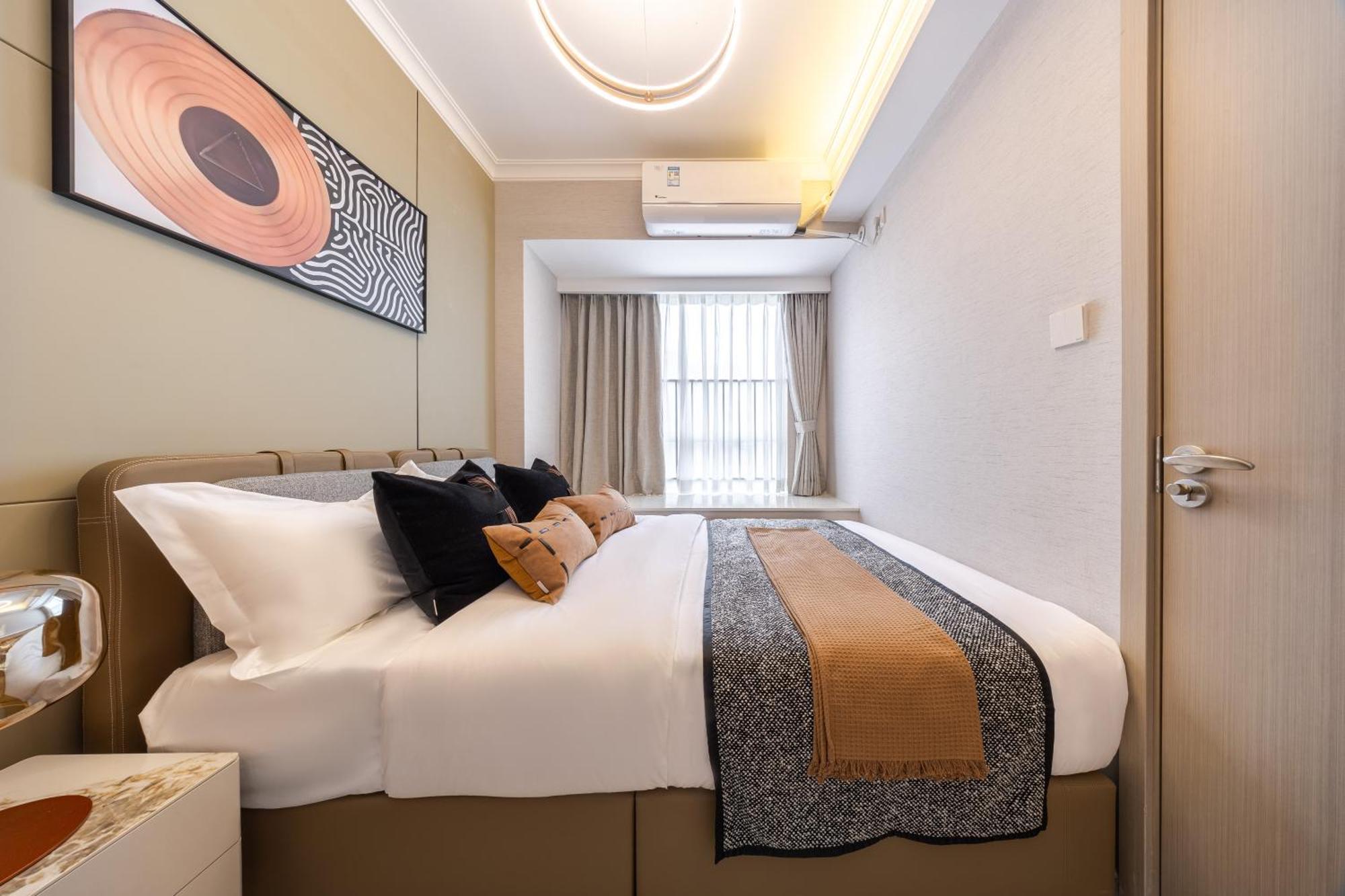Boruisi Video And Audio Light House - Shenzhen Convention And Exhibition Center Gangxia Metro Station Apart otel Dış mekan fotoğraf