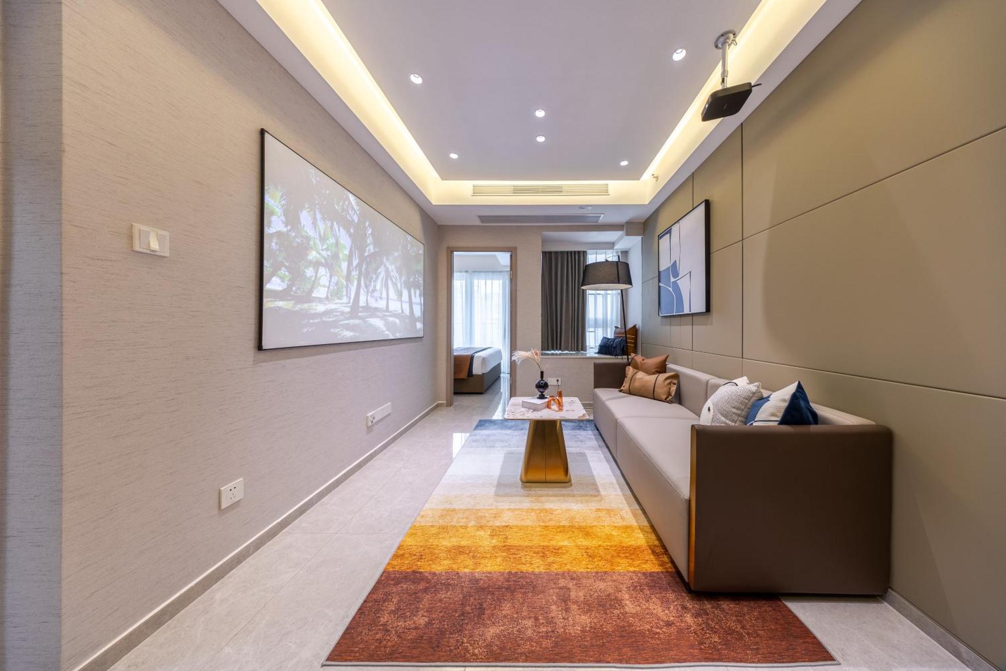 Boruisi Video And Audio Light House - Shenzhen Convention And Exhibition Center Gangxia Metro Station Apart otel Dış mekan fotoğraf