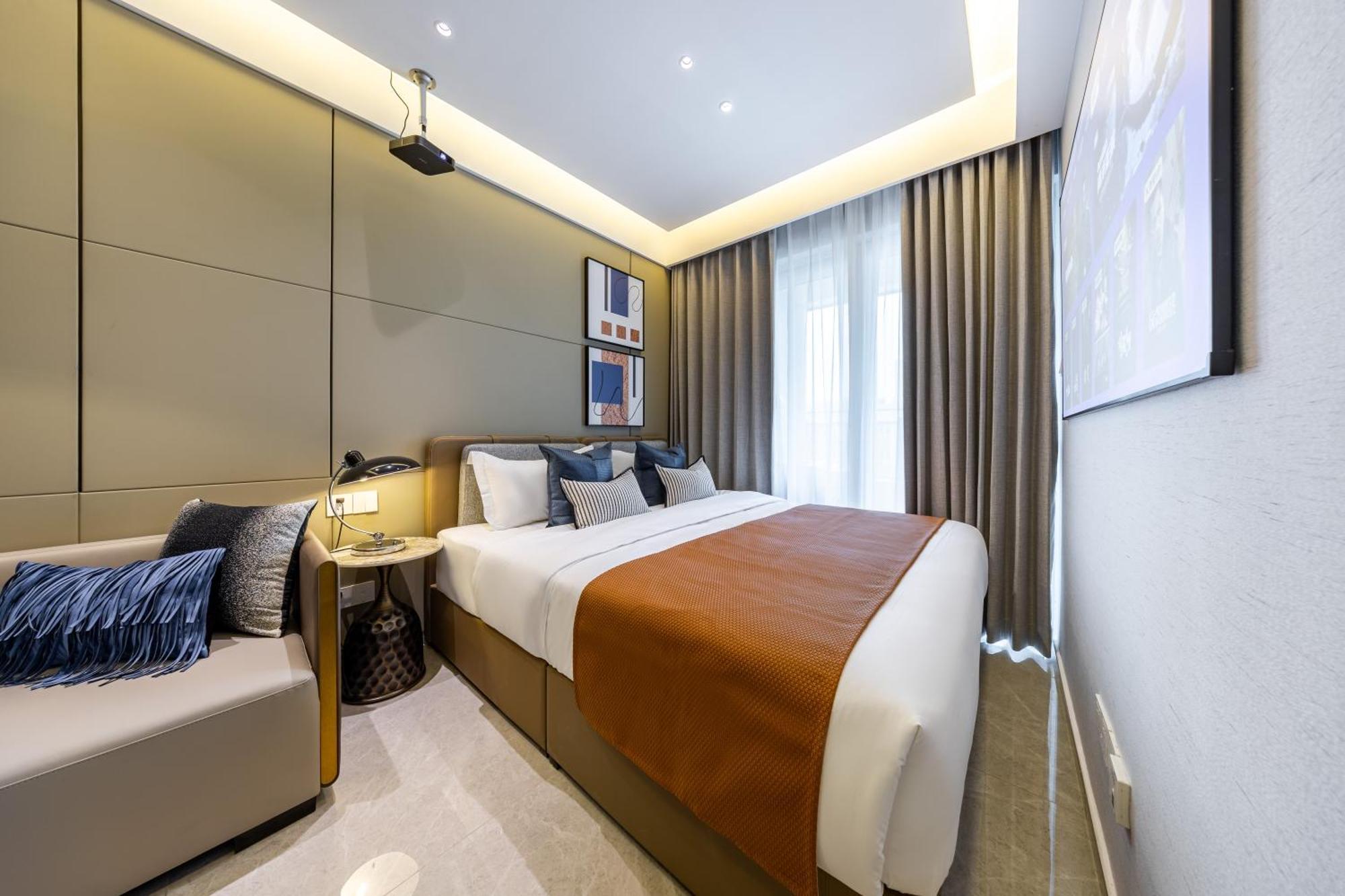 Boruisi Video And Audio Light House - Shenzhen Convention And Exhibition Center Gangxia Metro Station Apart otel Dış mekan fotoğraf